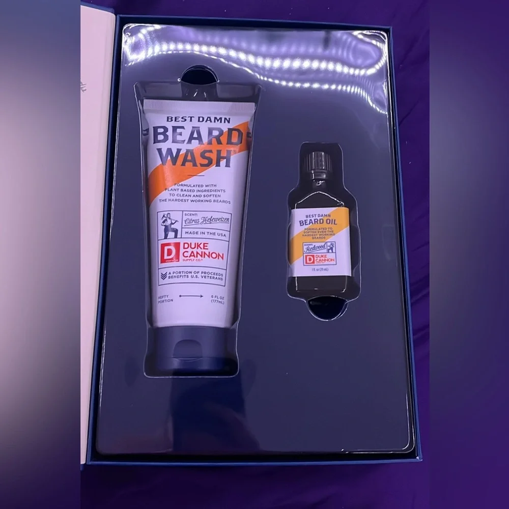 Beard Wash and Beard Oil Christmas Gift Set Vol. 2
